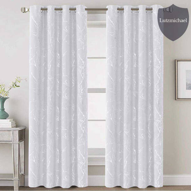 menggutong Polyester Blackout Curtain Pair Wayfair